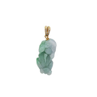 Zirconia PiXiu Jade Pendant (14K)