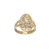 "I Love You " Heart Fancy Ring (14K)