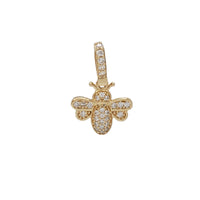 Zirconia Butterfly Pendant (14K)