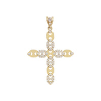 Puffy Mariner Cross Pendant ( 10K )