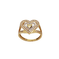 Zirconia Heart Ring (18K)