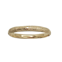 Diamond Cut Bangle Bracelet (14K).
