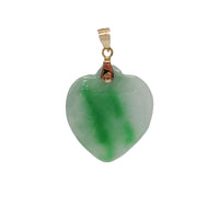Heart Jade Pendant (14K)