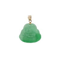Jade Buddha Pendant (14K)