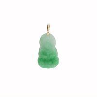 GuanYin Jade Pedant (14K)