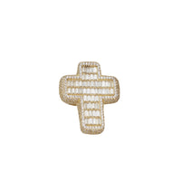 Iced-Out Cross Ring (14K)