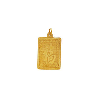 Dragon Square Pendant (24K)