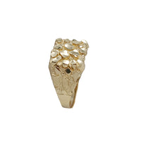 Diamond-Cut Nugget Ring (10K)