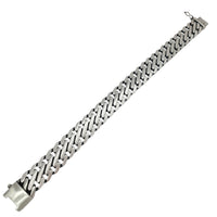 Double Link Cuban Bracelet (Silver)