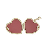 Virgin Mary Locket Heart Pendant (14K)
