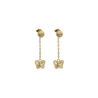 Dangling Stud Earrings (14K)