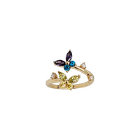 Butterfly Toe Ring (14K)