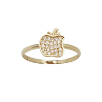 Zirconia Apple Ring (14K)