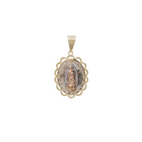 Zirconia Virgin Mary Pendant (14K)