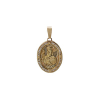 Oval Saint Barbara Pendant (14K)