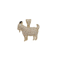 Zirconia Goat Pendant (14K)