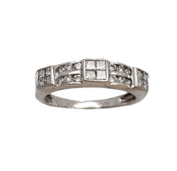 Diamond Princess Cut Ring 14K)