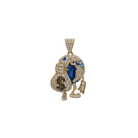 Zirconia Enamel Pendant (14K)