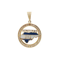 Zirconia Enamel Honduras Pendant (14K)