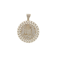 Zirconia Praying Hand Pendant (14K)