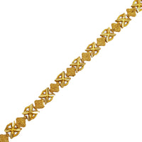 Diamond-Cut Fancy Bracelet (24K)