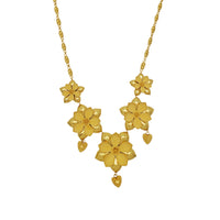Five Flowers Chain (24K)