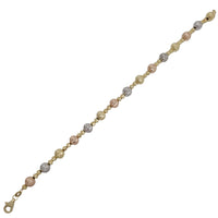 Diamond-Cut Ball Bracelet (14K)
