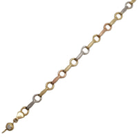 Tricolor Fancy Bracelet (14K)