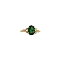 Green Stone Ring (14K)