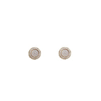 Round Cubic Zirconia Stud Earring (14K)