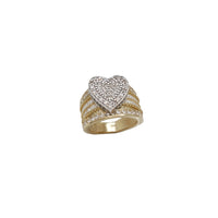 Heart Baguette Ring (14K)