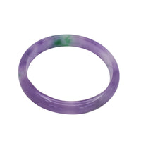 Purple Jade Bangle Bracelet