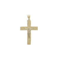 Nugget Crucifix Pendant (14K)