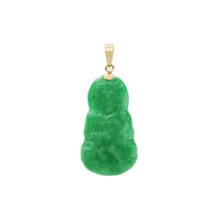 Jade GuanYIn Pendant (14K)