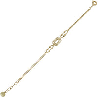 Diamond-Cut Cuban Link Fancy Bracelet (14K).