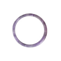 Purple Jade Bangle Bracelet
