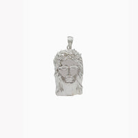 Jesus Head Pendant (Silver)