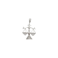 Libra Zodiac Constellation Pendant (Silver)