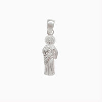 Zirconia Saint Jude Pendant (Silver)