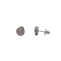 Round Stud Earring (Silver)