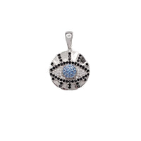 Zirconia Blue Evil Eye Pendant (Silver)