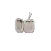 Rectangle Locker Pendant (Silver)