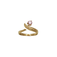 Zirconia Snake Baby-Sized Ring (14K)