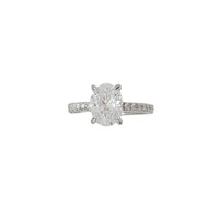 Oval Diamond Engagement Ring (14K)