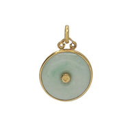 Jade Round Pendant (14K)