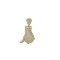 Zirconia "Good Job" Pendant (14K)
