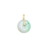 Round Jade Pendant (14K)