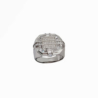 Iced-Out Men's Ring (Silver)