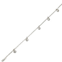 Charms Anklet Bracelet (Silver)