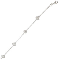 Shell Dangling Anklet Bracelet (Silver).